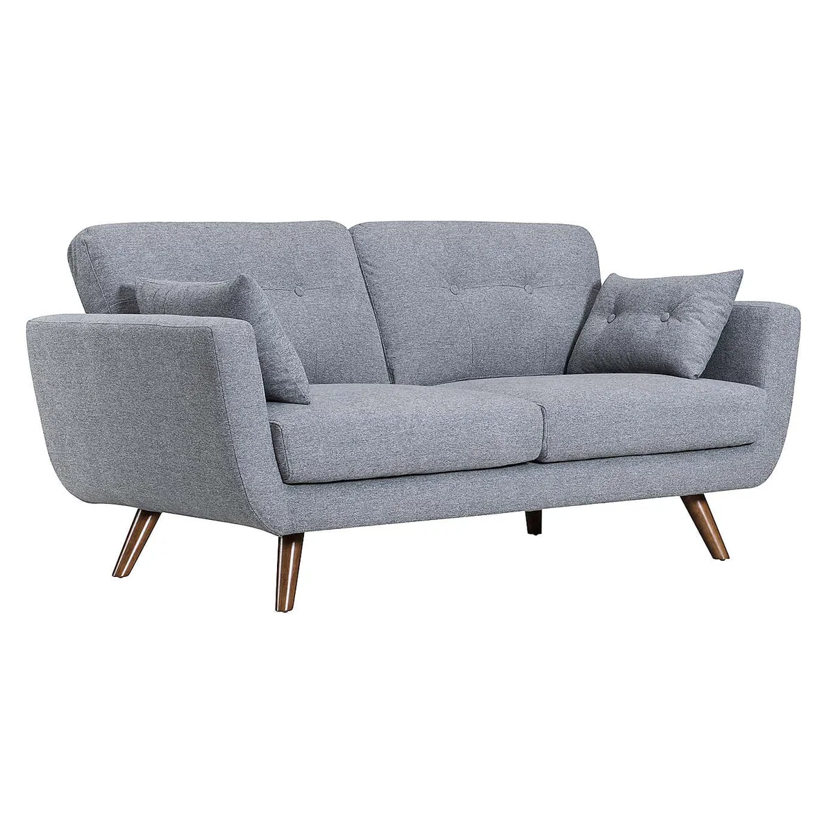 Bobby Grey 2 Seater Sofa Grey – image 2