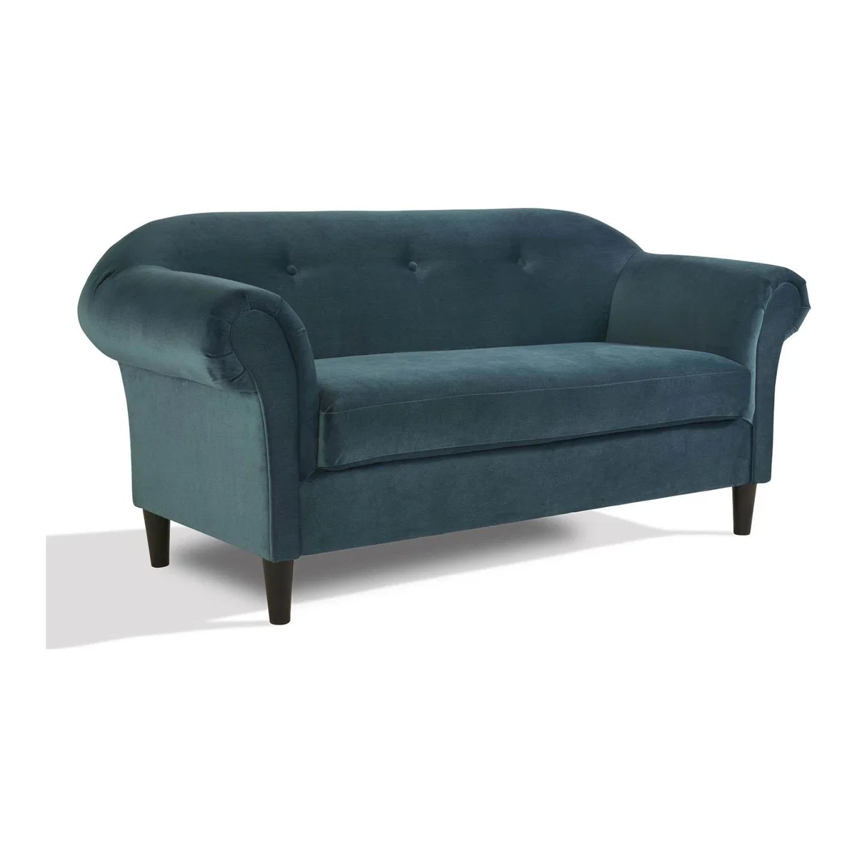 Regent 2 Seater Velvet Sofa Blue