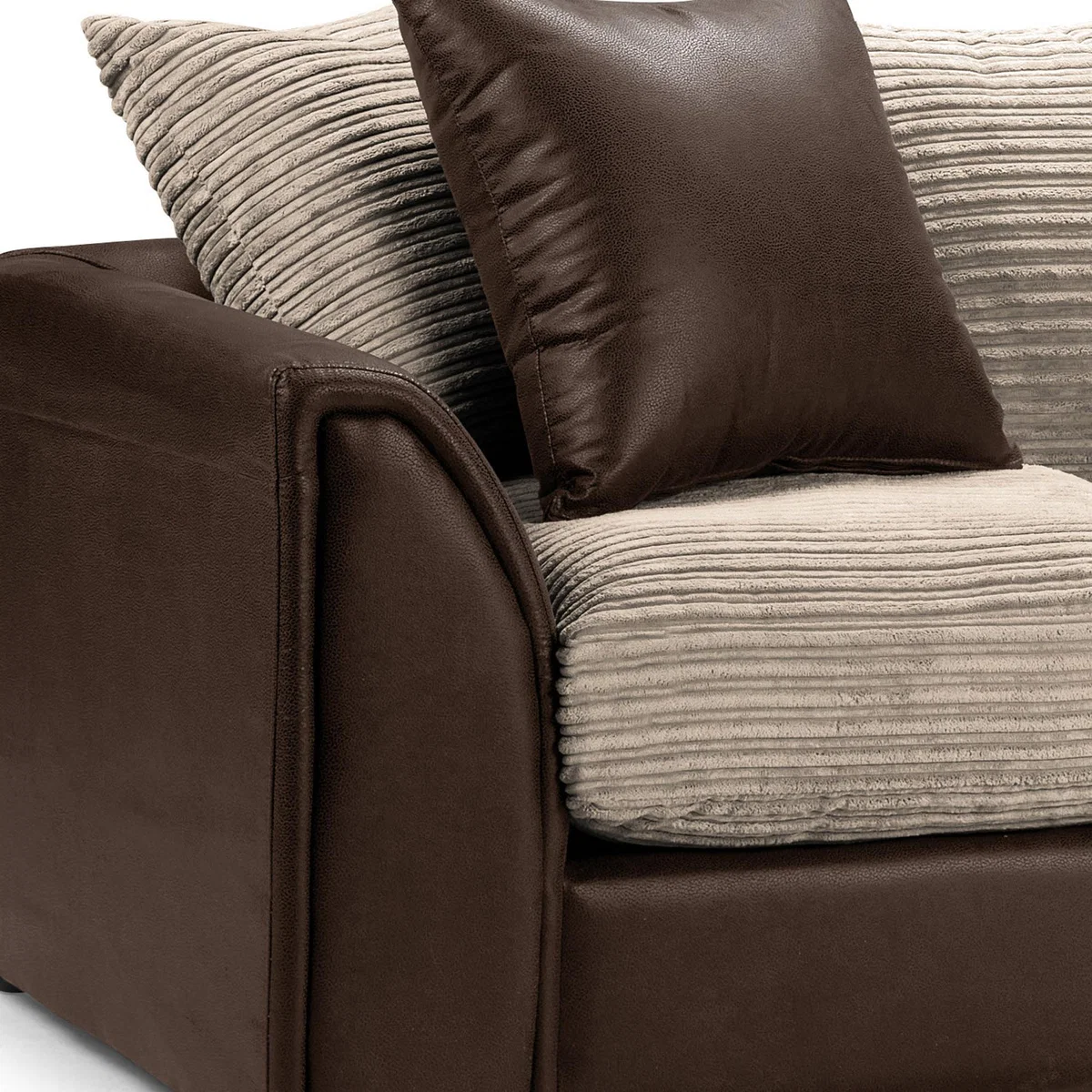 Byron Sofa Bed Brown Beige – image 3