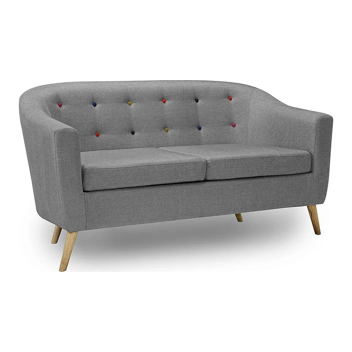 Hudson 2 Seater Sofa Grey – image 1