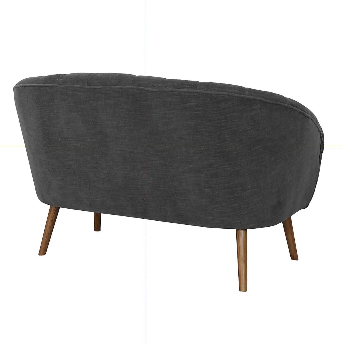 Romilly Chenille 2 Seater Sofa - Dark Grey Green – image 7