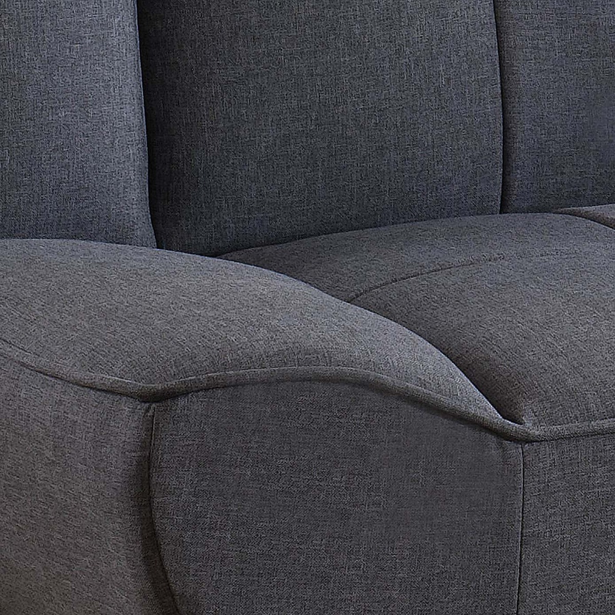 Vogue Fabric Sofa Bed Grey – image 3