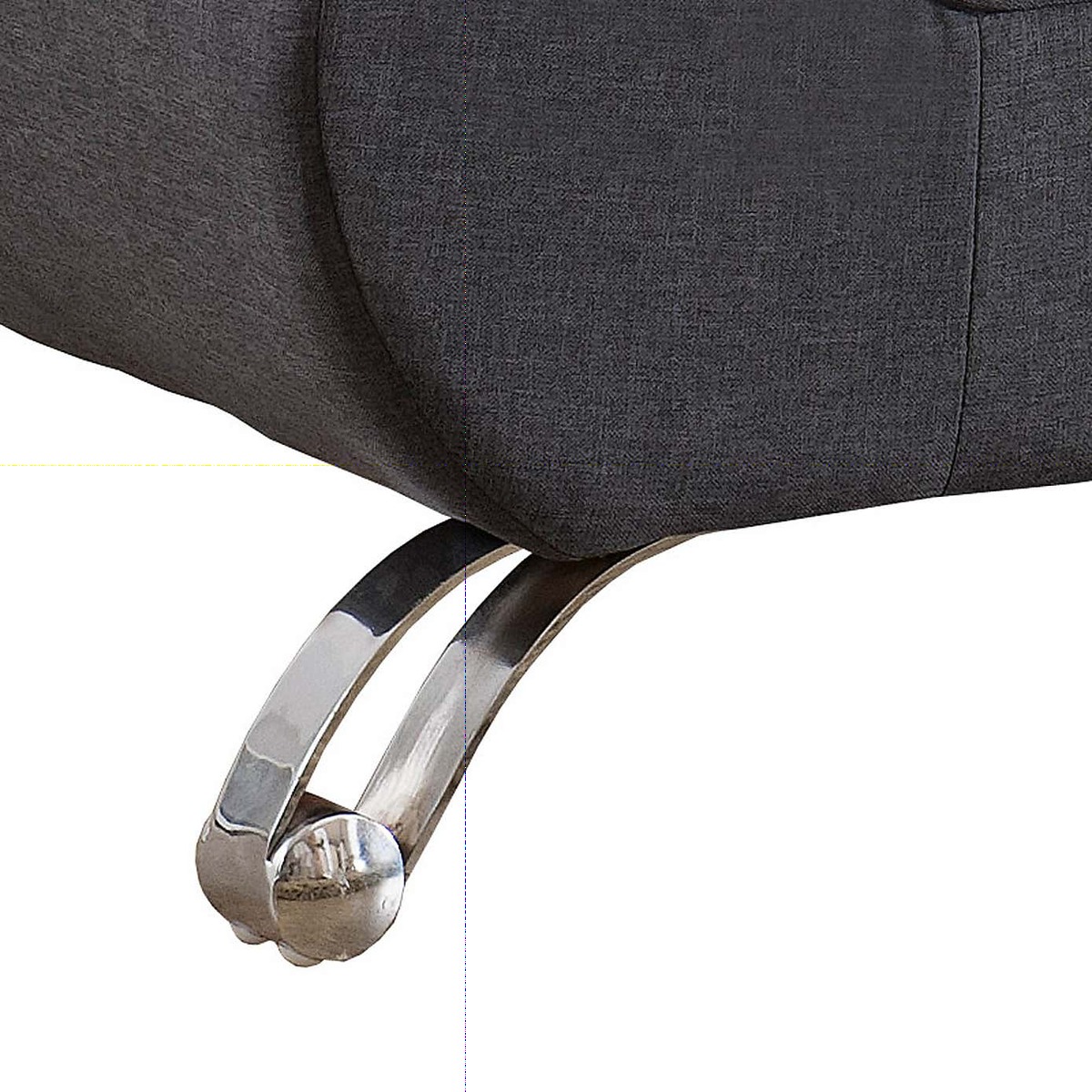Vogue Fabric Sofa Bed Grey – image 4