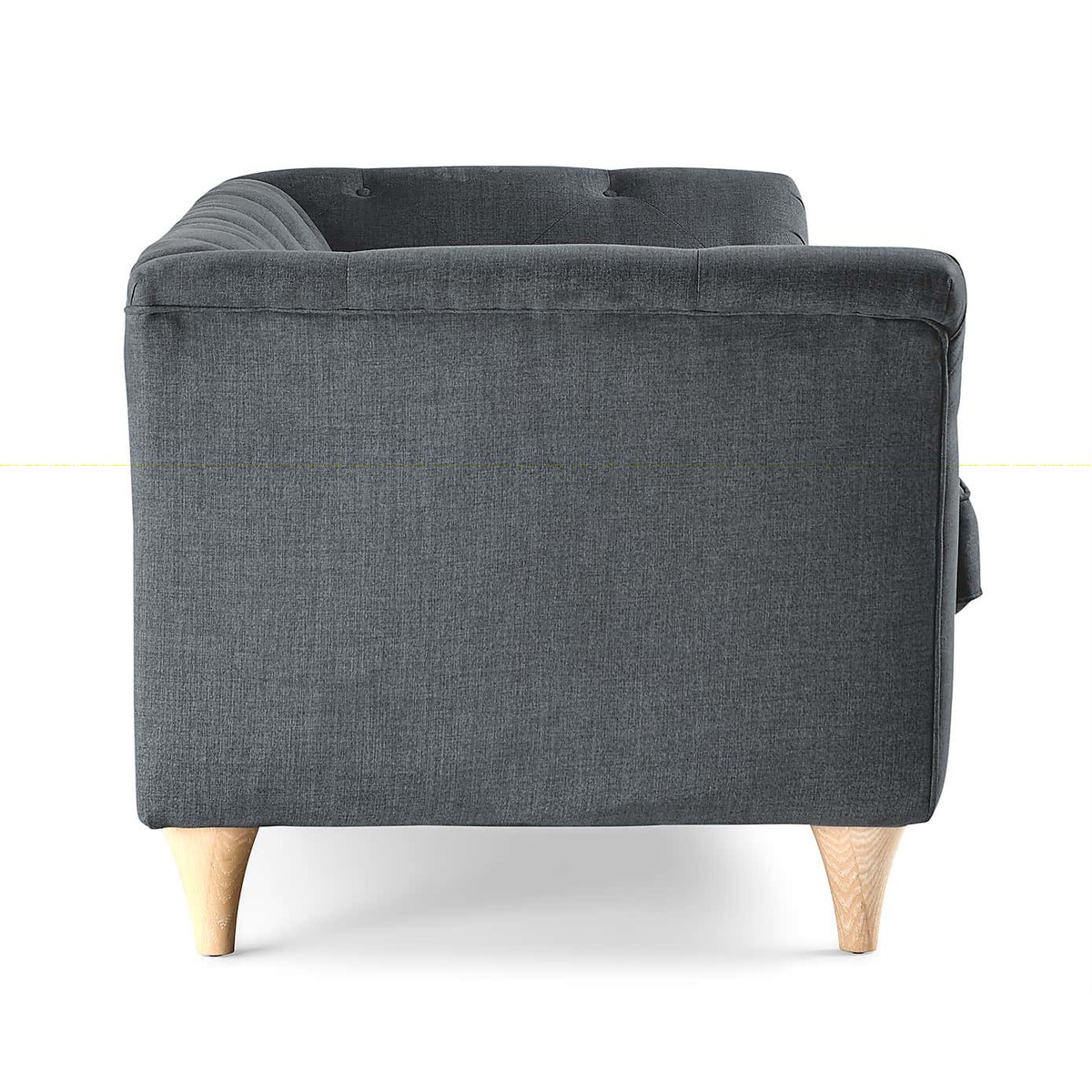 Jaipur Small Sofa Brushed Plain Fabric Brushed Plain Pewter – image 4