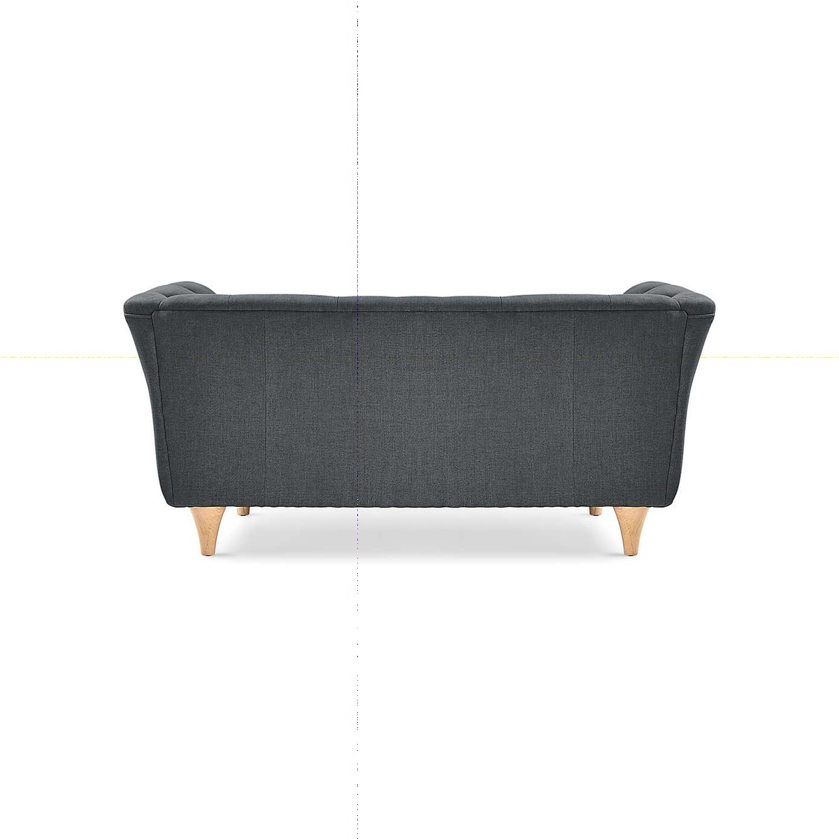Jaipur Small Sofa Brushed Plain Fabric Brushed Plain Pewter – image 5