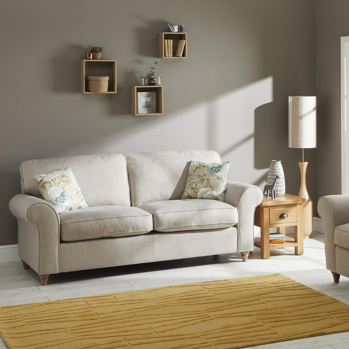 Rosa 3 Seater Sofa Charcoal – image 3