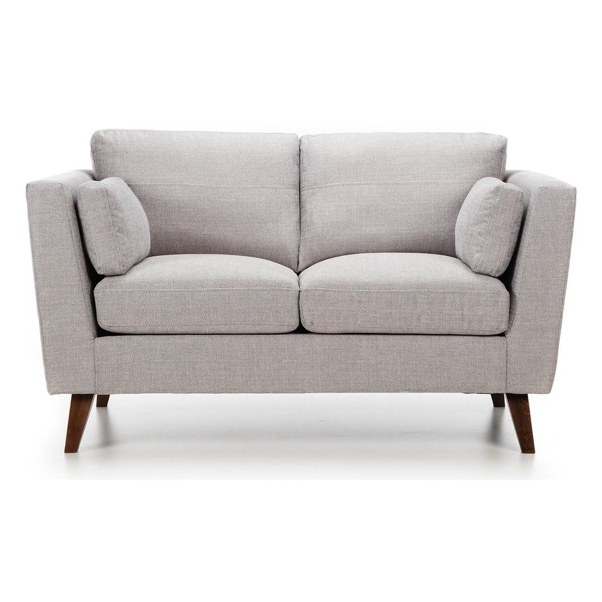 Sam Fabric 2 Seater Sofa Grey – image 2