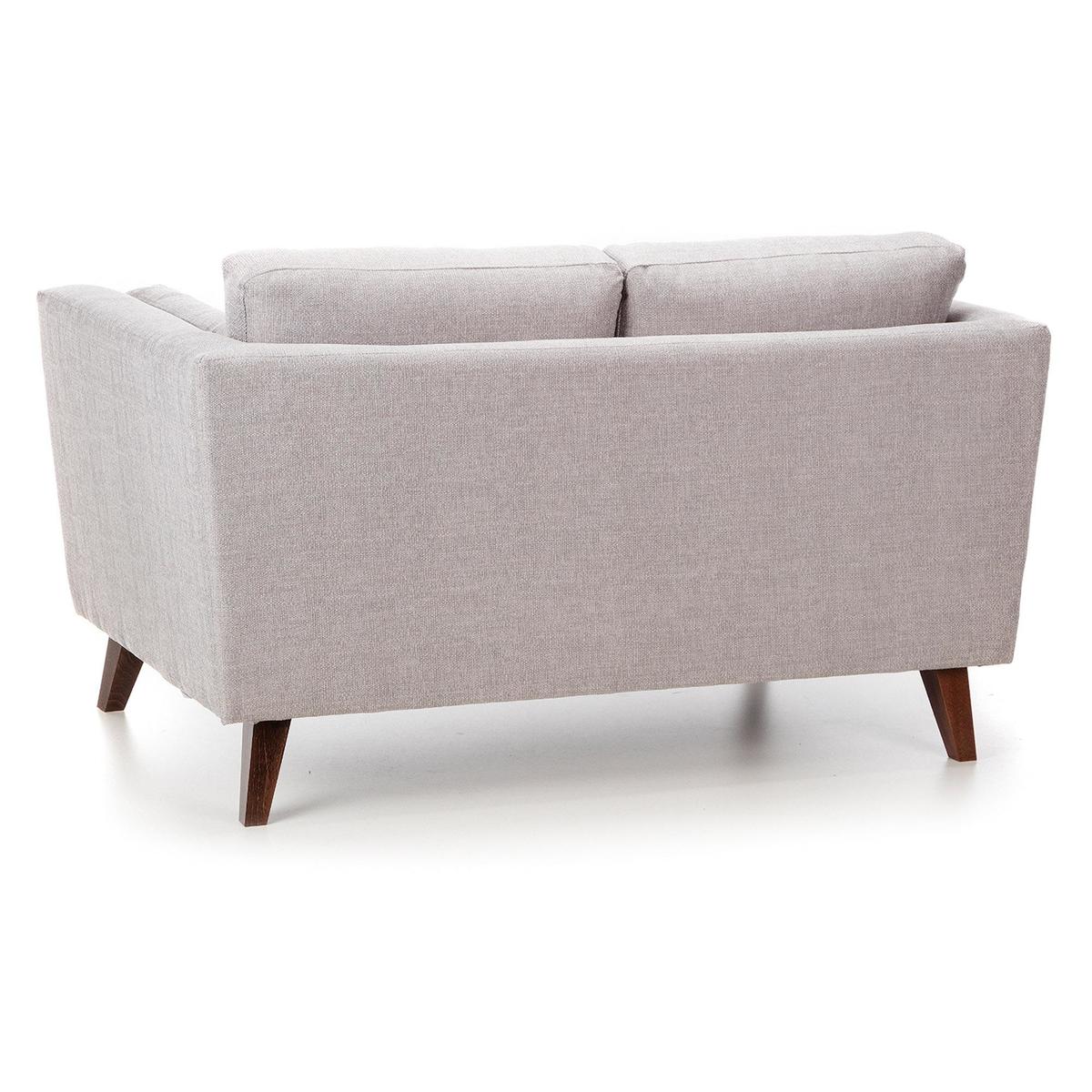 Sam Fabric 2 Seater Sofa Grey – image 8