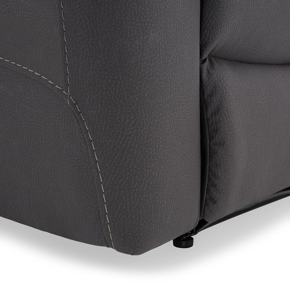 Conway Reclining 3 Seater Sofa Grey – image 7
