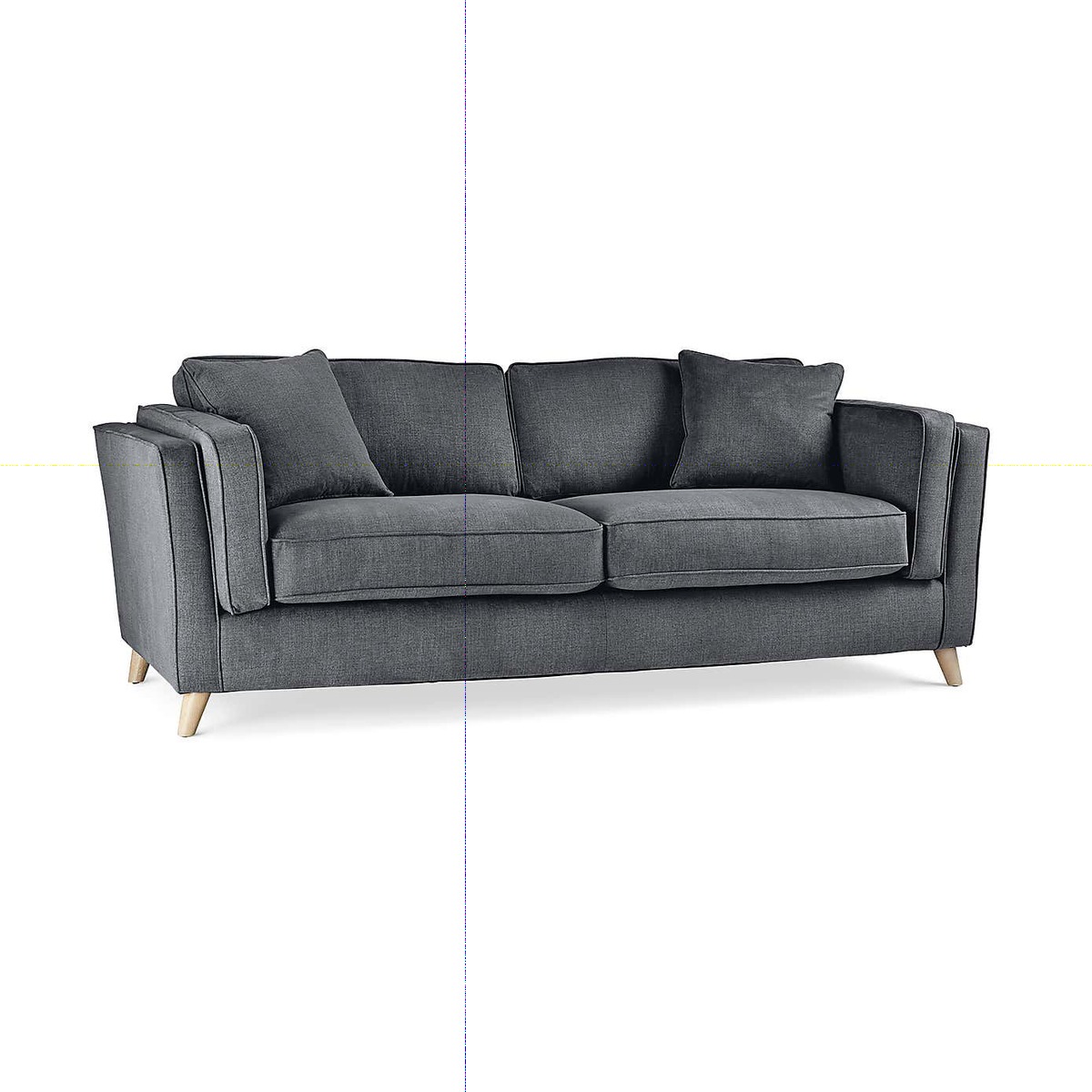 Arabella Medium Sofa Brushed Plain Fabric Brushed Plain Pewter – image 2