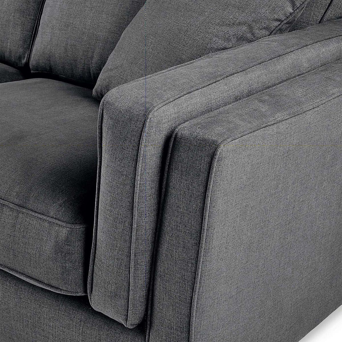 Arabella Medium Sofa Brushed Plain Fabric Brushed Plain Pewter – image 6
