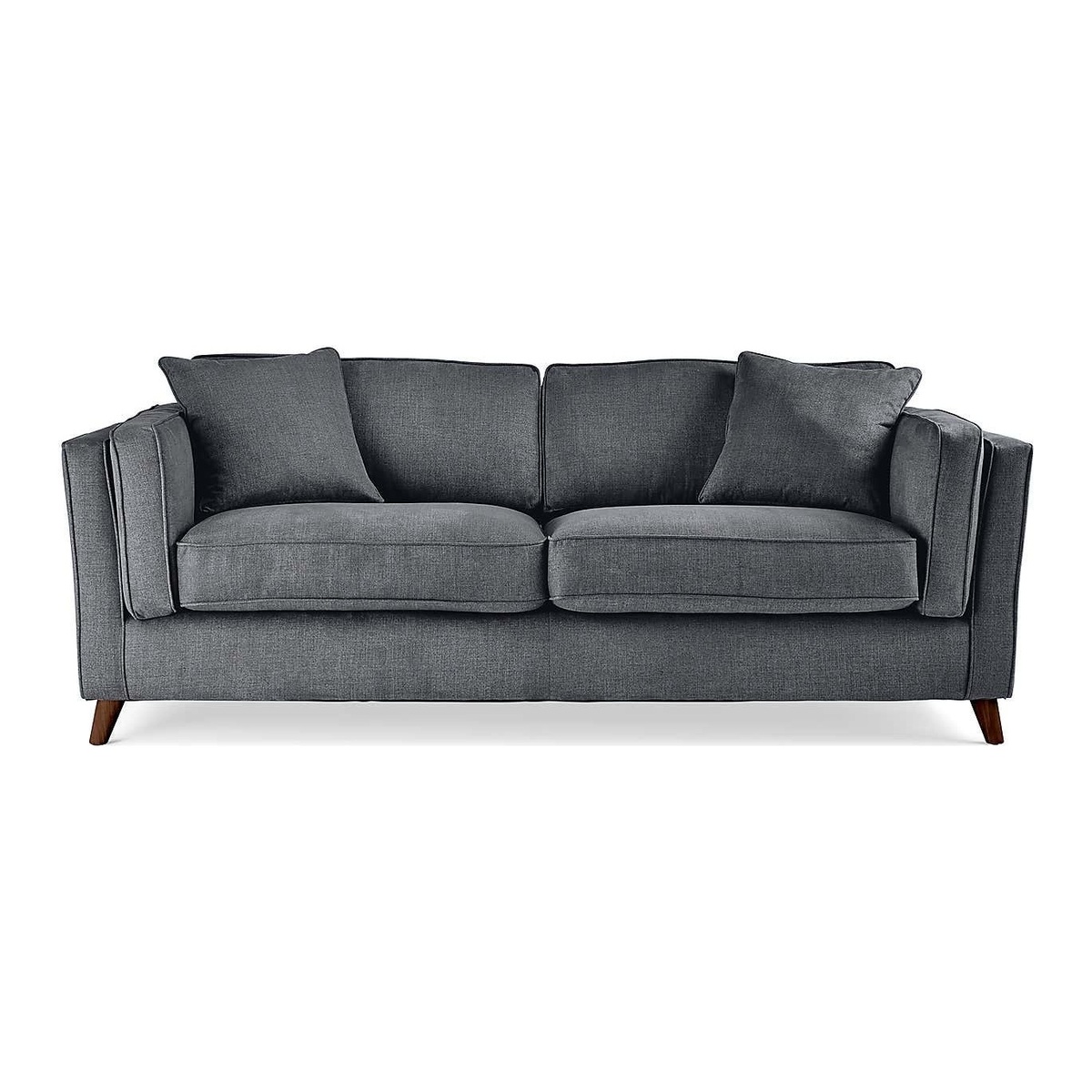 Arabella Medium Sofa Brushed Plain Fabric Brushed Plain Pewter – image 1
