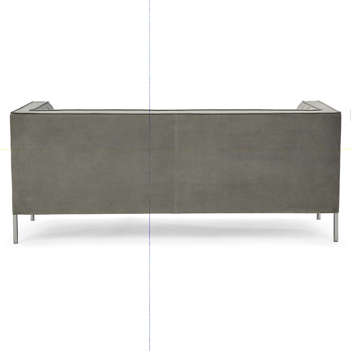 Bellamy Velvet 2 Seater Sofa - Grey Grey – image 4