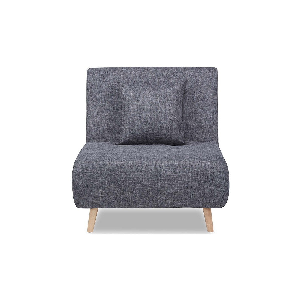 Macy Beach Fabric Sofa Bed Grey – image 1