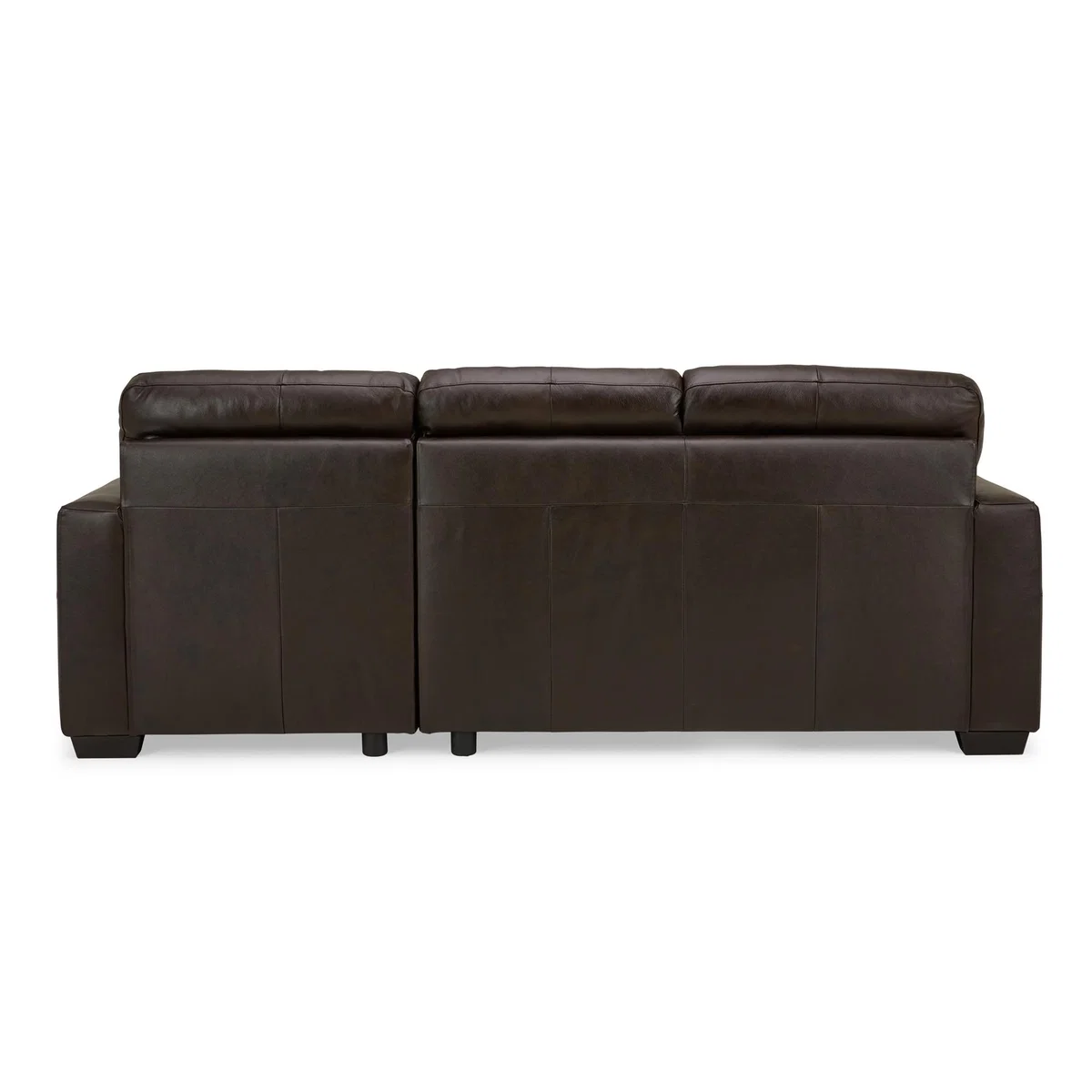 Roberto Leather Right Hand Corner Sofa - Chocolate Chocolate – image 4
