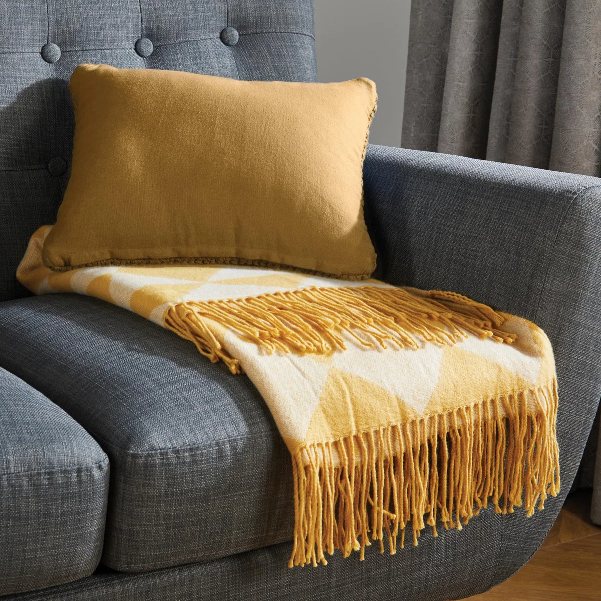 Loft Grey 2 Seater Sofa Grey – image 5