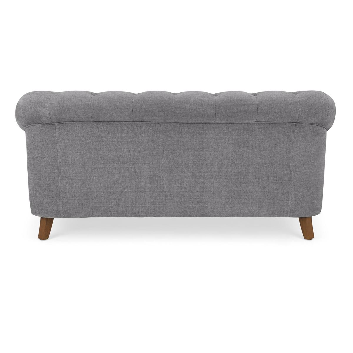 Aubrey Chesterfield 2 Seater Sofa Grey – image 5