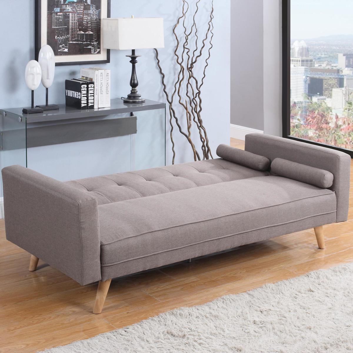 Ethan 3 Seater Sofa Bed Grey – image 4