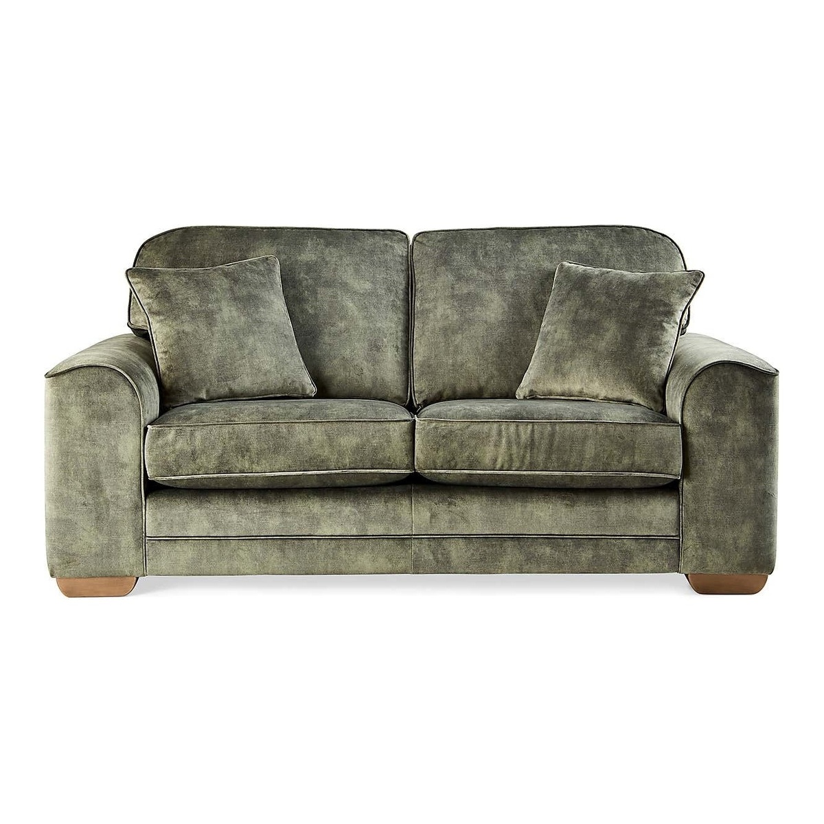 Morello Small Sofa Slub Velvet Slub Velvet Forest Green – image 1