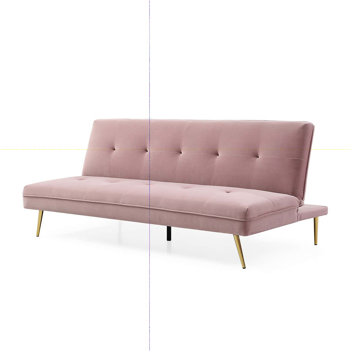 Juno Velvet Sofa Bed - Blush Blush – image 5