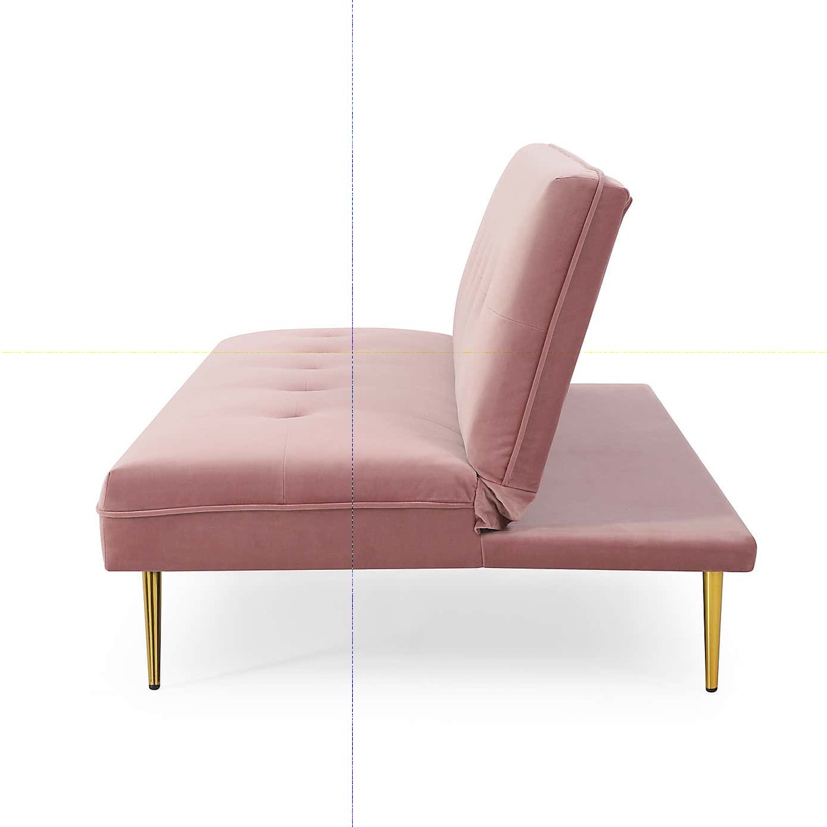 Juno Velvet Sofa Bed - Blush Blush – image 6