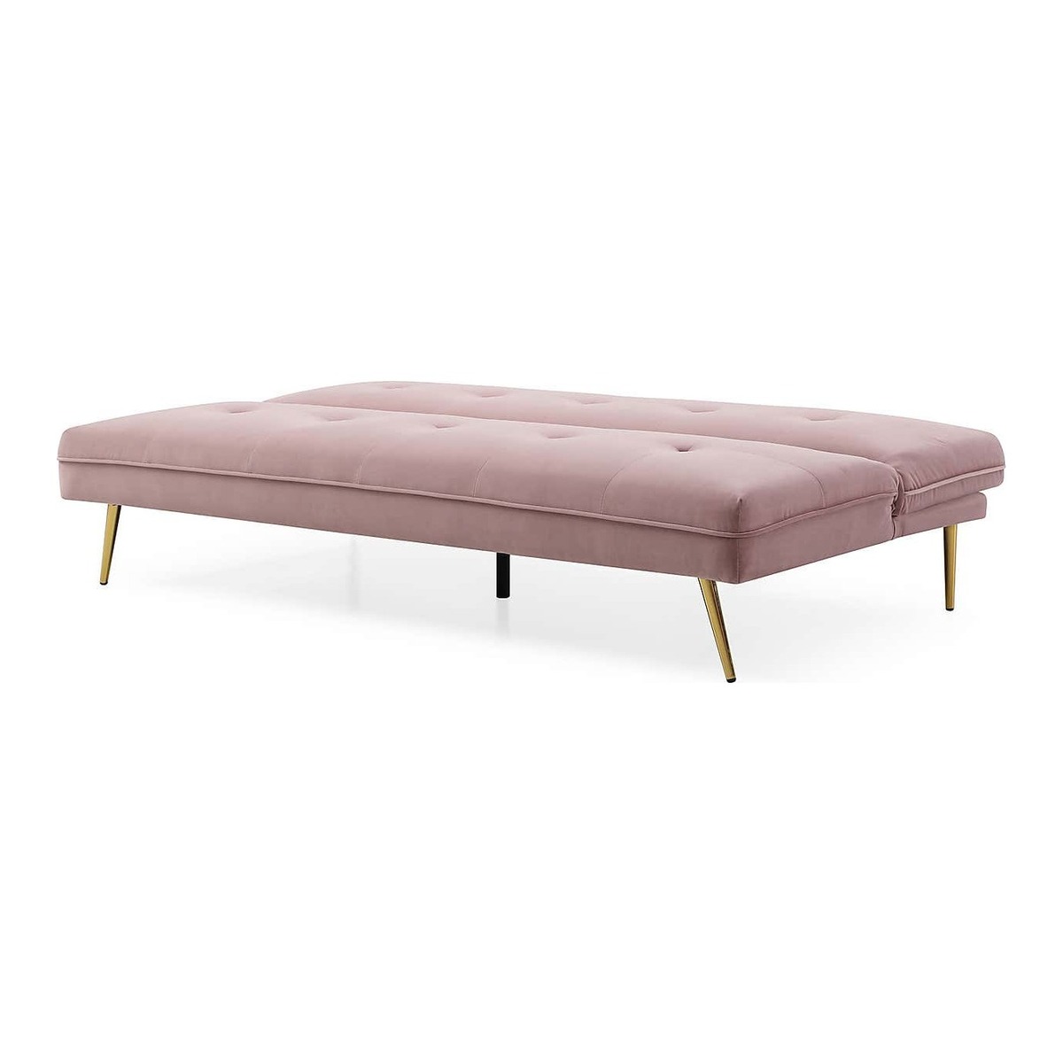 Juno Velvet Sofa Bed - Blush Blush – image 2