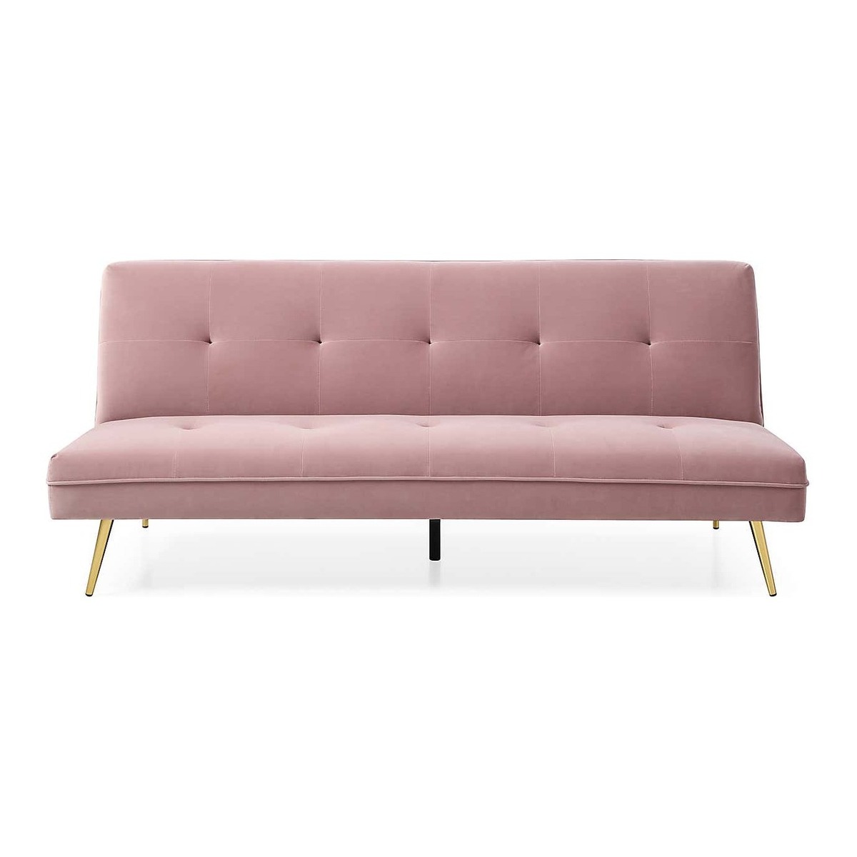Juno Velvet Sofa Bed - Blush Blush – image 1