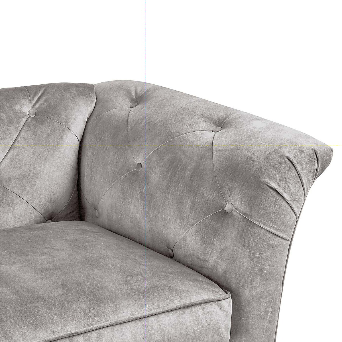 Jaipur Medium Sofa Slub Velvet Slub Velvet Natural – image 4