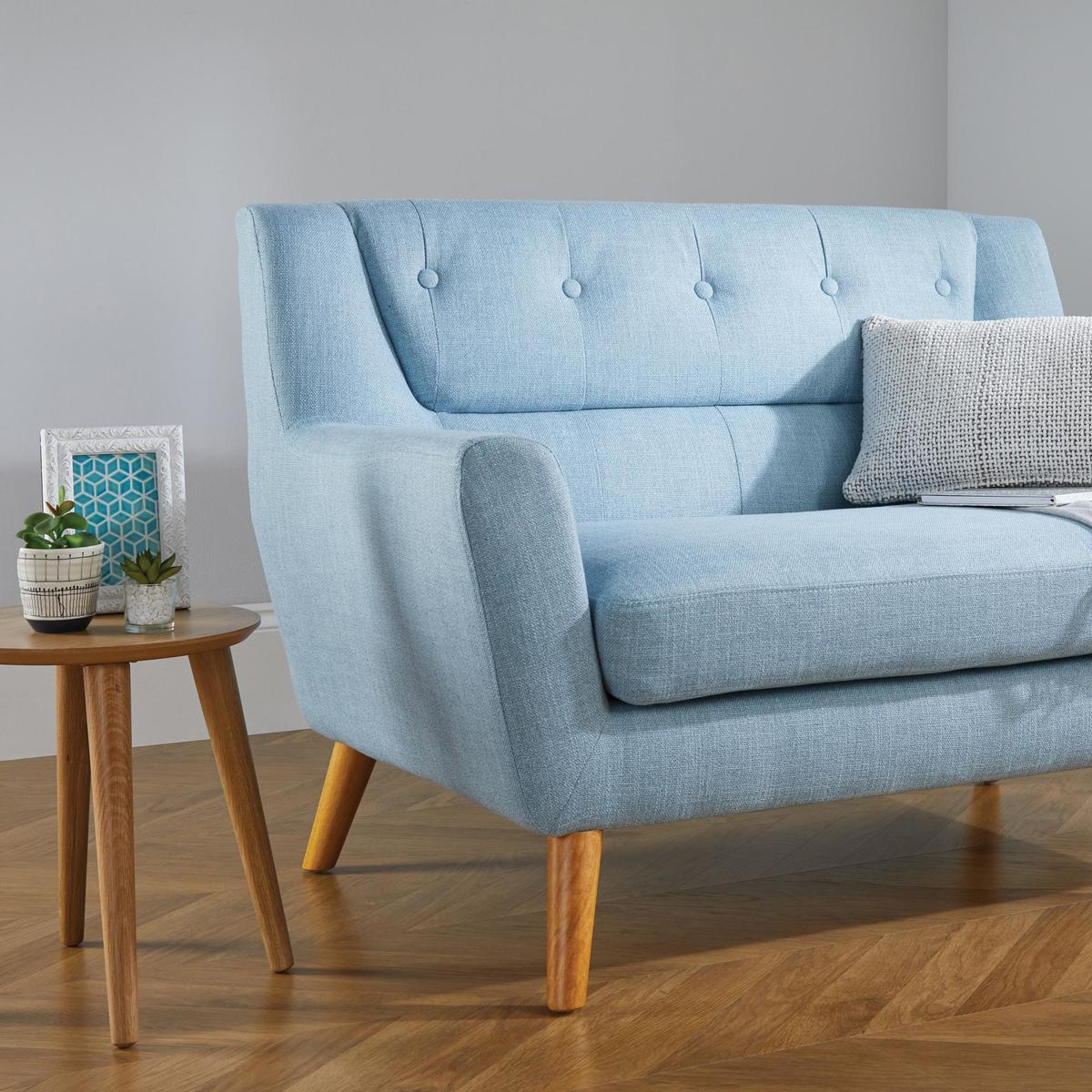 Lambeth 2 Seater Sofa Blue – image 3