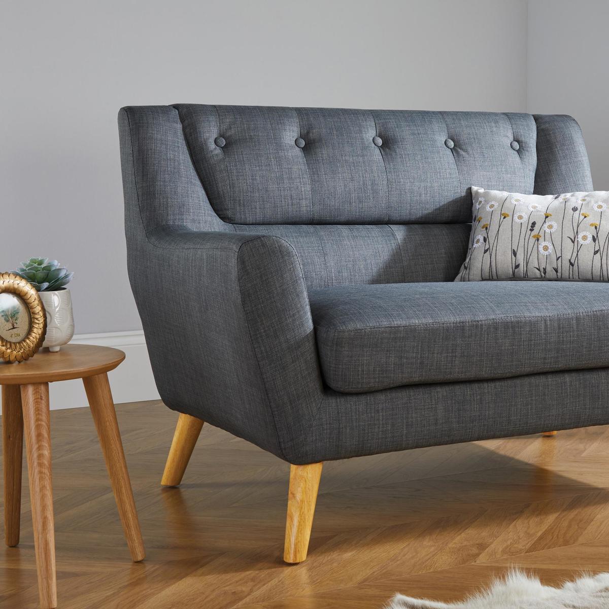 Lambeth 2 Seater Sofa Blue – image 4
