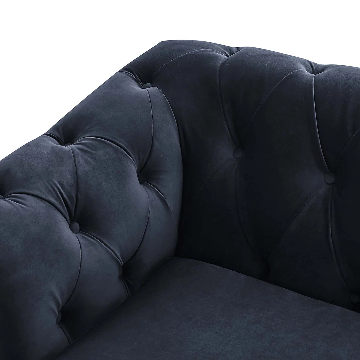 Aubrey Velvet 2 Seater Sofa Blue – image 6