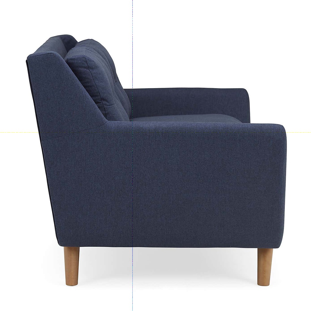 Halston Fabric 2 Seater Sofa Black – image 3