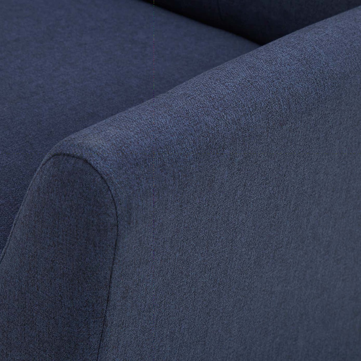 Halston Fabric 2 Seater Sofa Black – image 5
