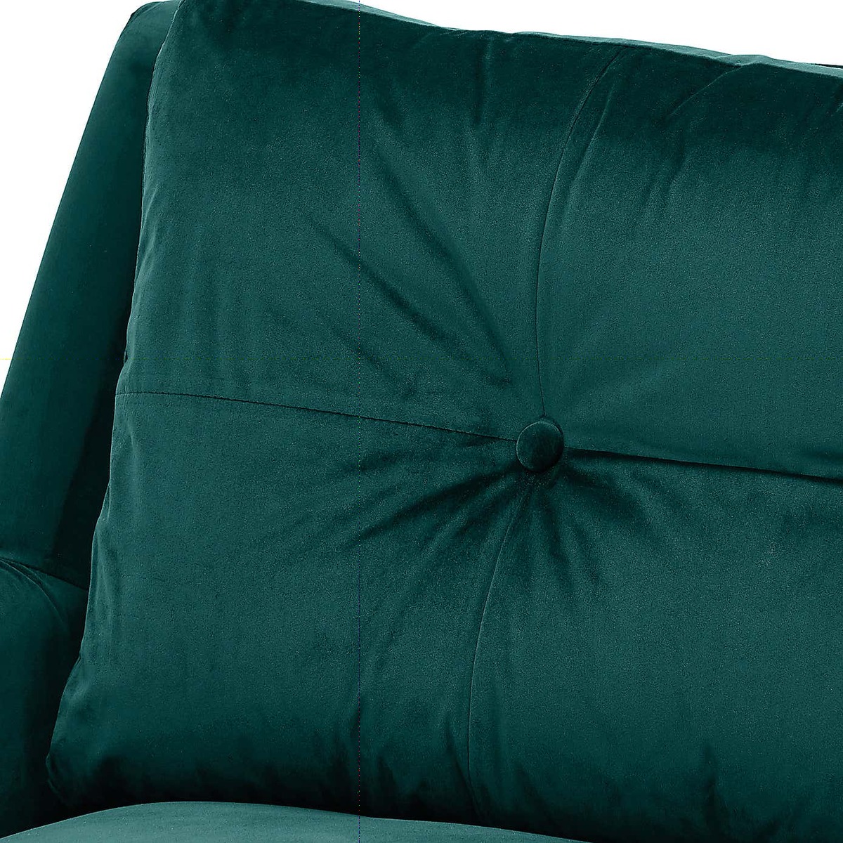 Halston Velvet 3 Seater Sofa Green – image 4