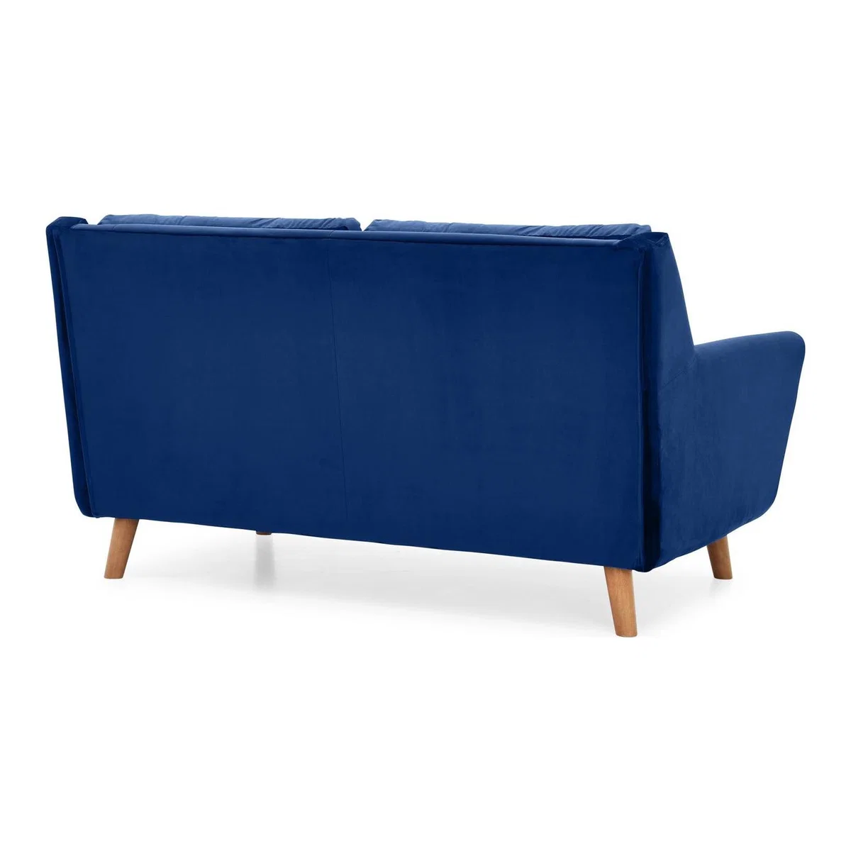 Halston Velvet 2 Seater Sofa Blue – image 2
