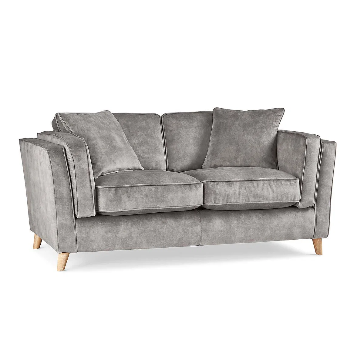 Arabella Small Sofa Slub Velvet Slub Velvet Cement – image 2