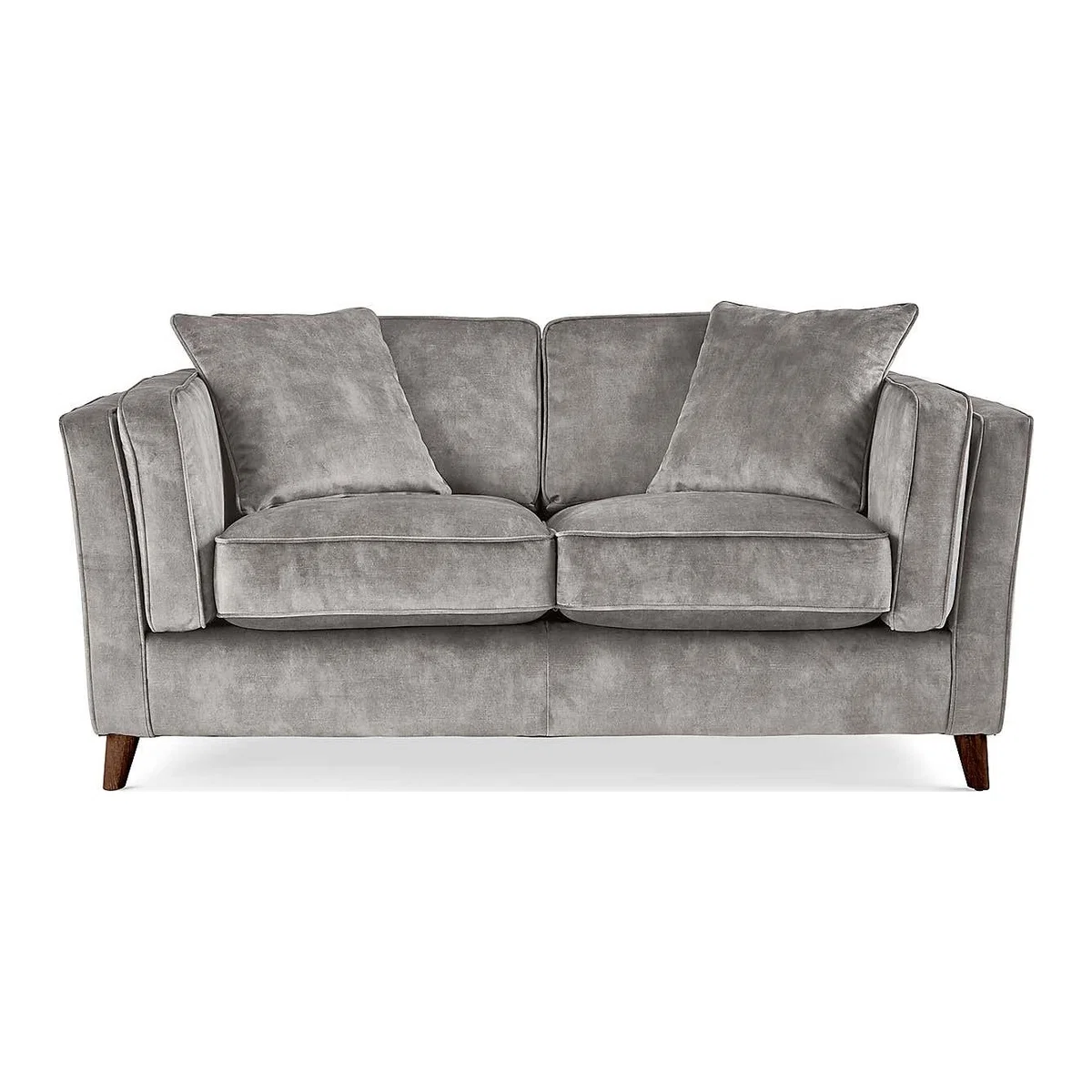 Arabella Small Sofa Slub Velvet Slub Velvet Cement – image 1