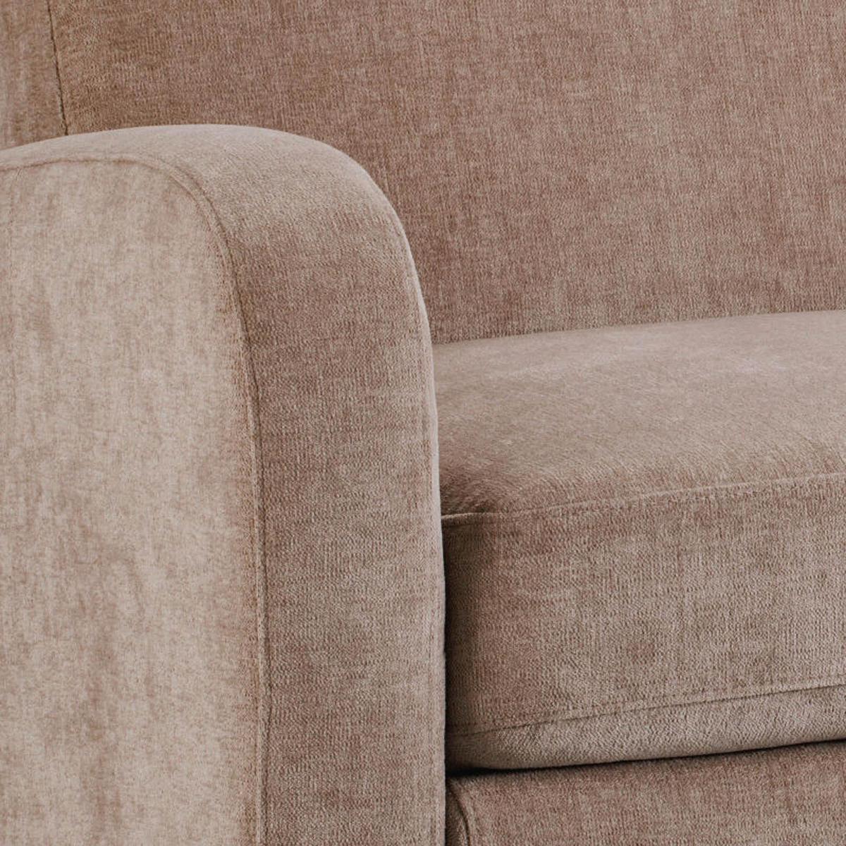 Vivo 2 Seater Fabric Sofa Brown – image 4