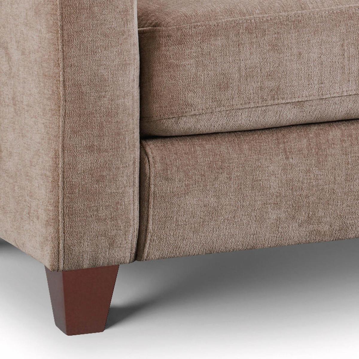 Vivo 2 Seater Fabric Sofa Brown – image 5