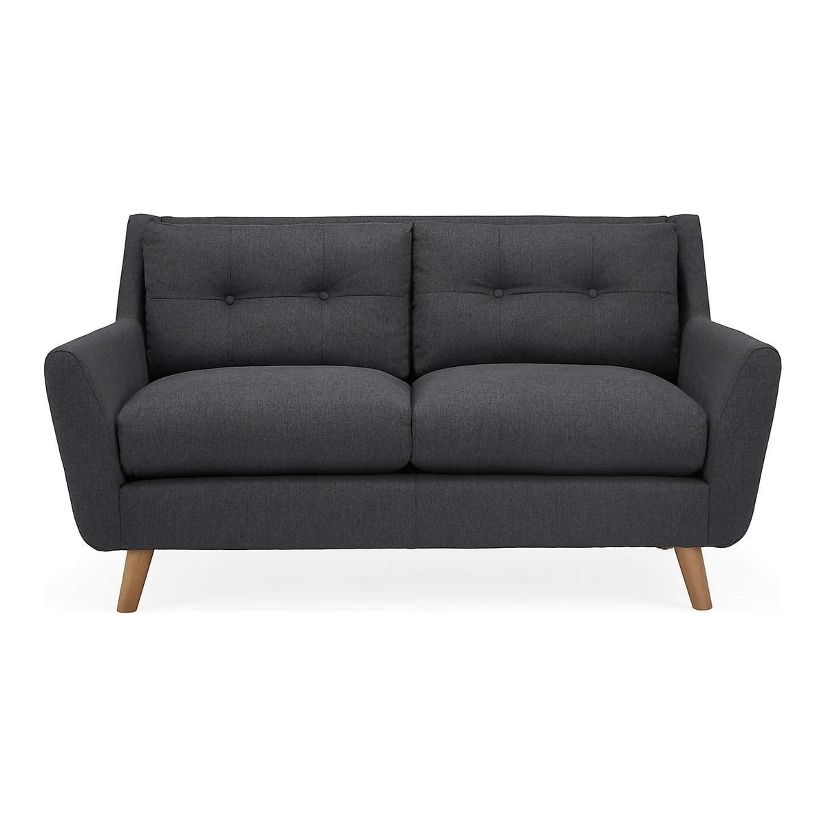 Halston Velvet 2 Seater Sofa Green – image 1