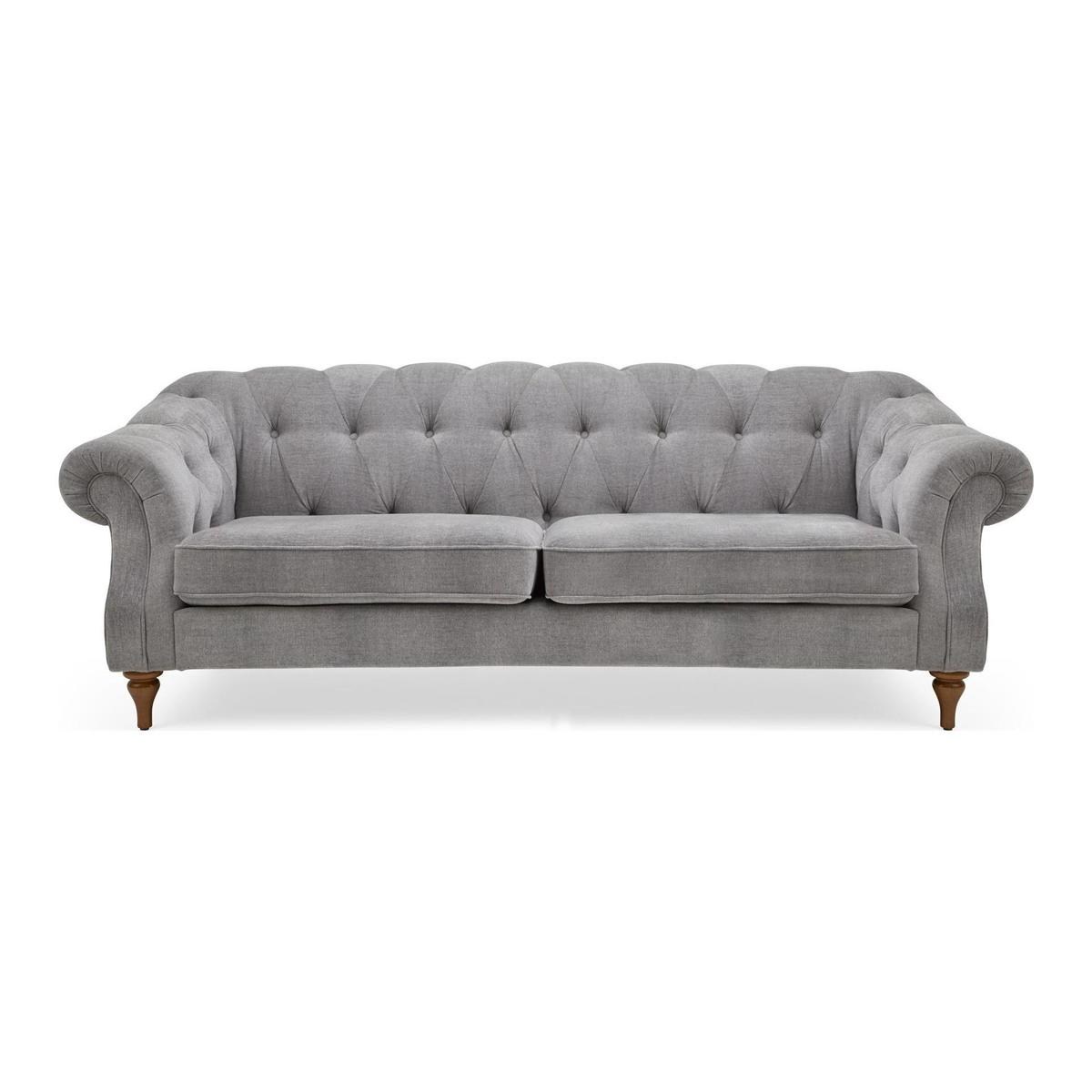 Aubrey Chesterfield 3 Seater Sofa Grey – image 2