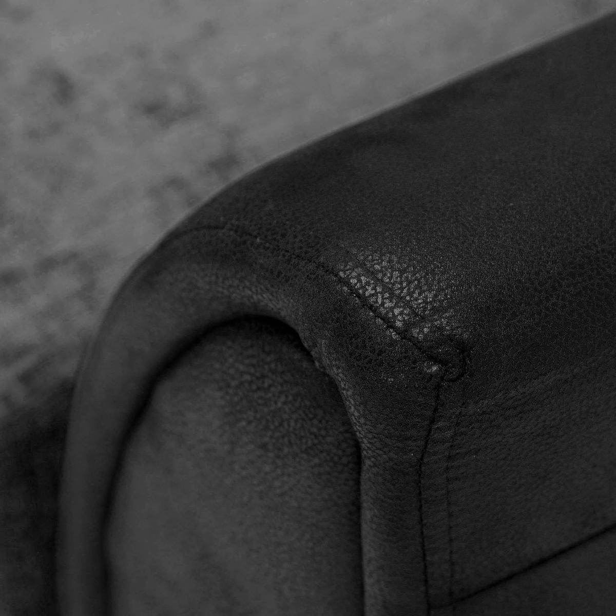 Denver Right Hand Corner Sofabed Black – image 8