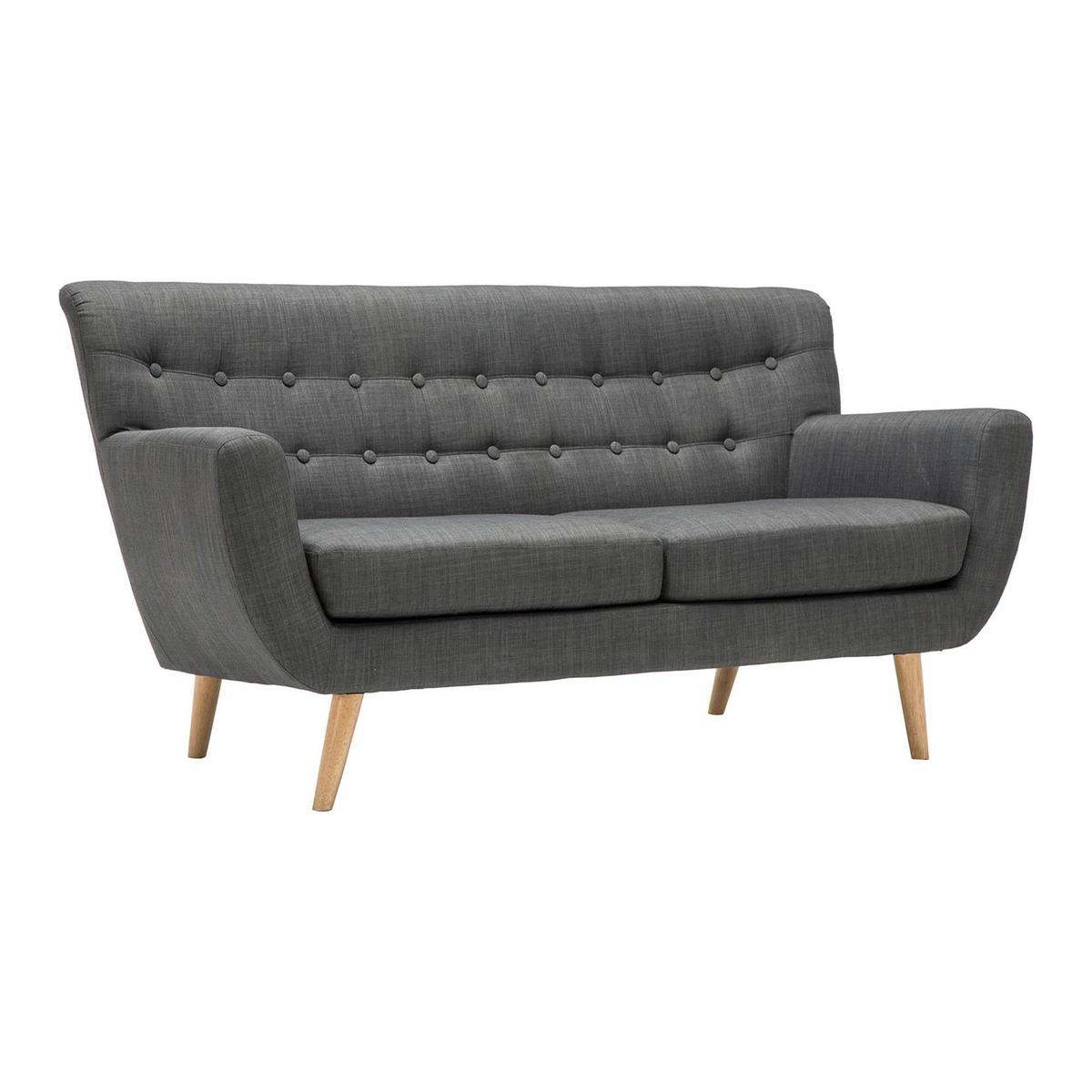 Loft Grey 3 Seater Sofa Grey – image 1