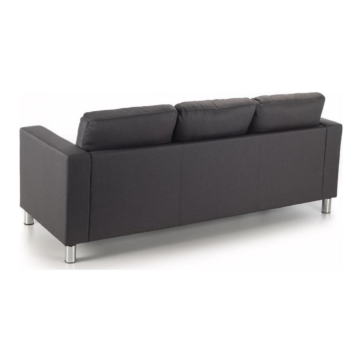 Zara Reversible Fabric Corner Chaise Sofa Grey – image 2