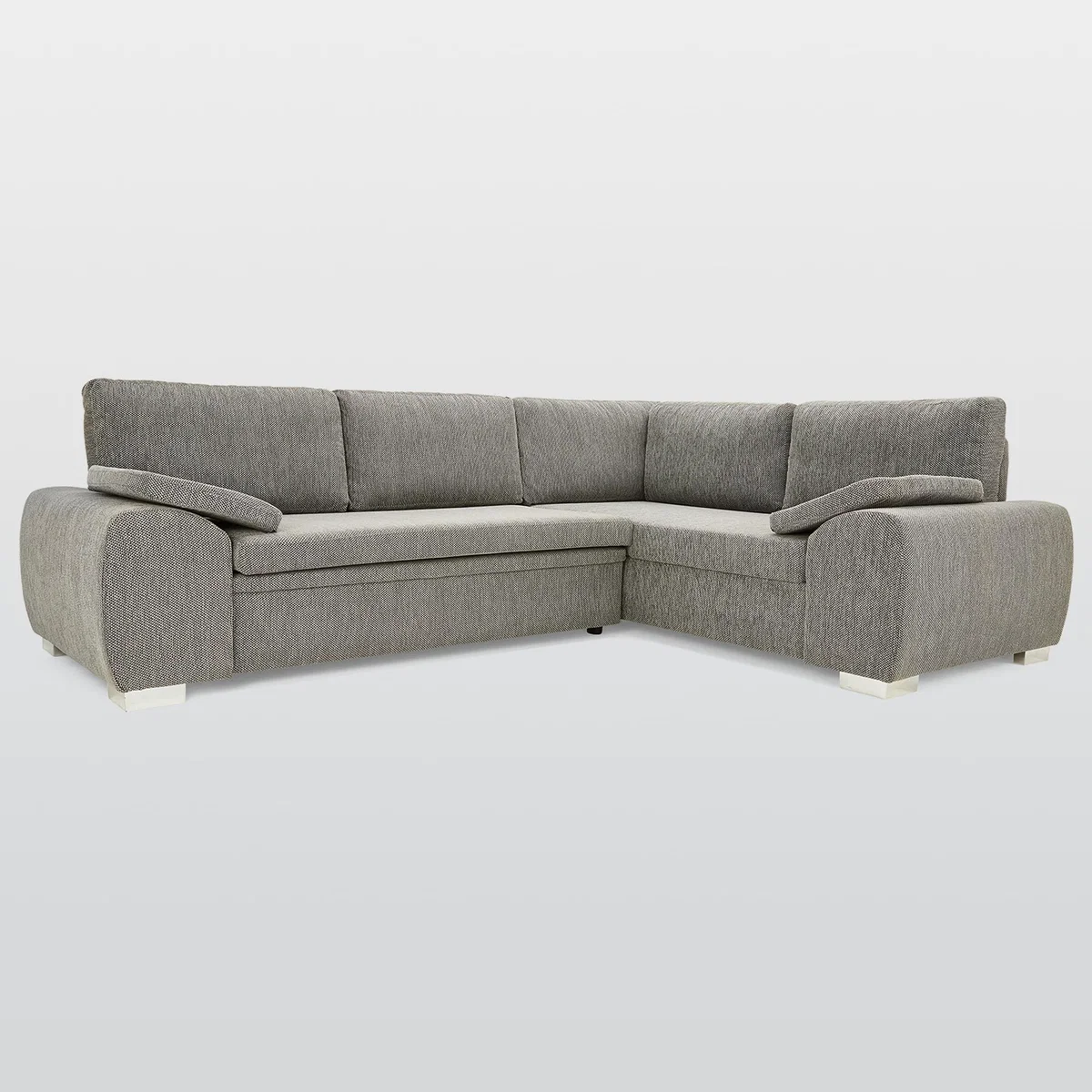Enzo Left Hand Corner Sofa Bed Grey – image 3