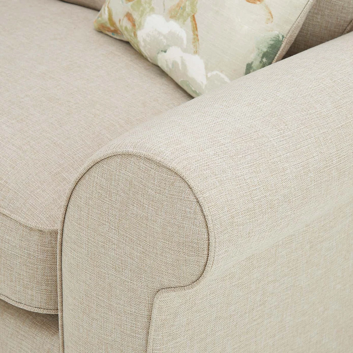 Rosa 3 Seater Sofa Beige – image 7