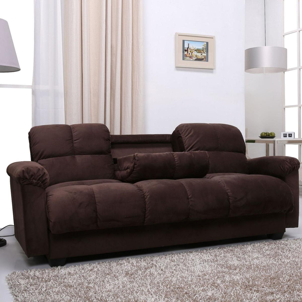 Cate Fabric Sofa Bed Beige – image 3