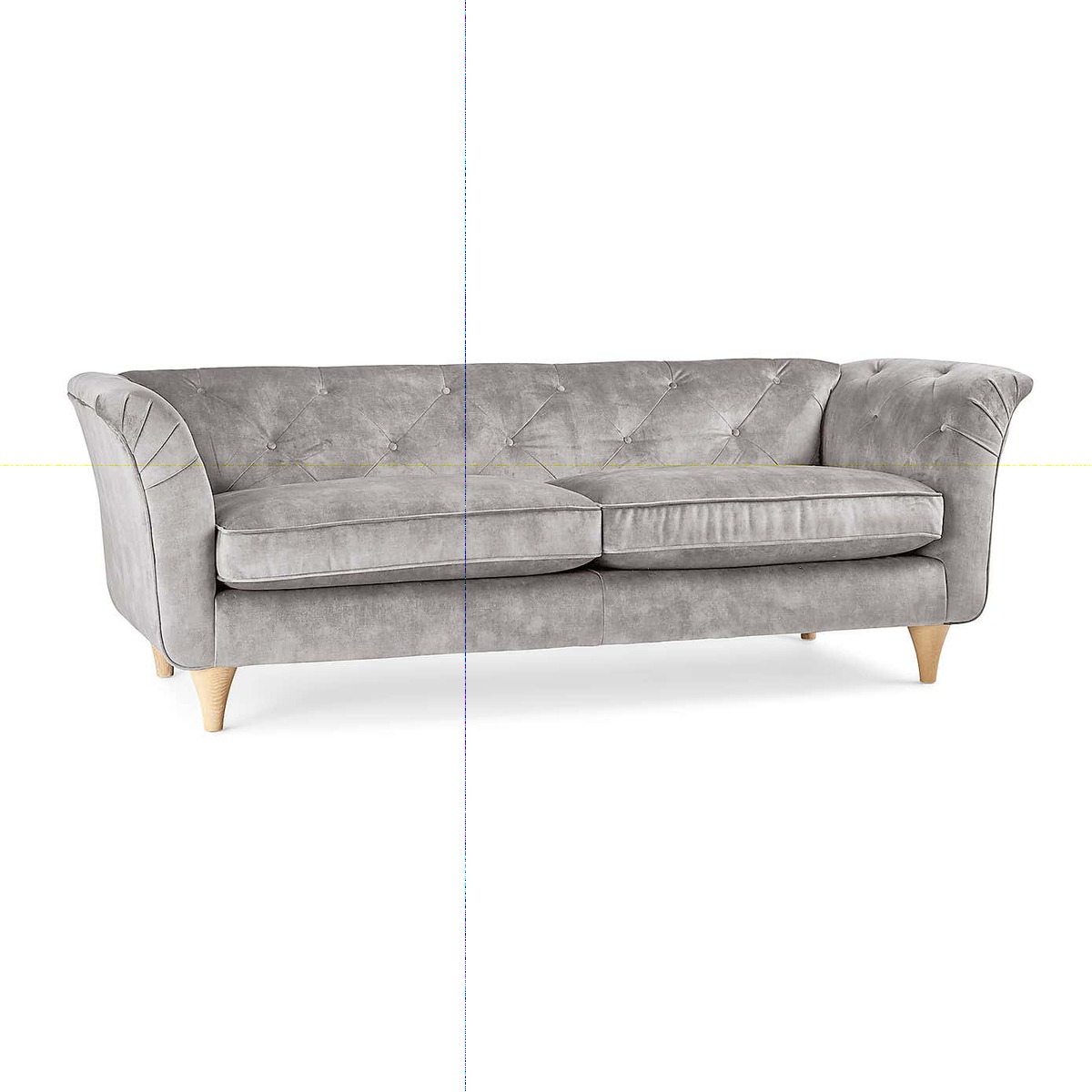 Jaipur Medium Sofa Slub Velvet Slub Velvet Steel Blue – image 2