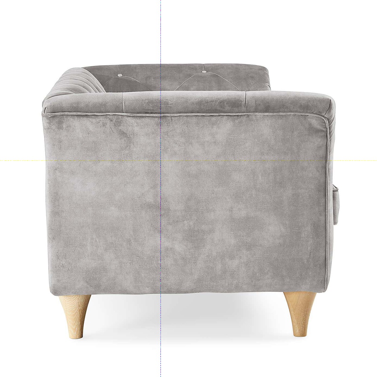 Jaipur Medium Sofa Slub Velvet Slub Velvet Steel Blue – image 3