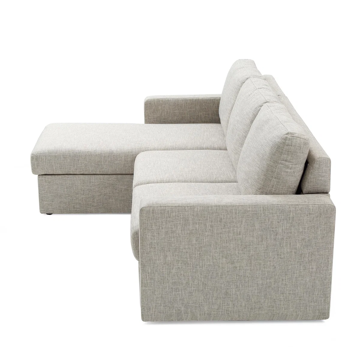 Sophia Fabric Corner Sofa Bed - Natural Beige – image 3